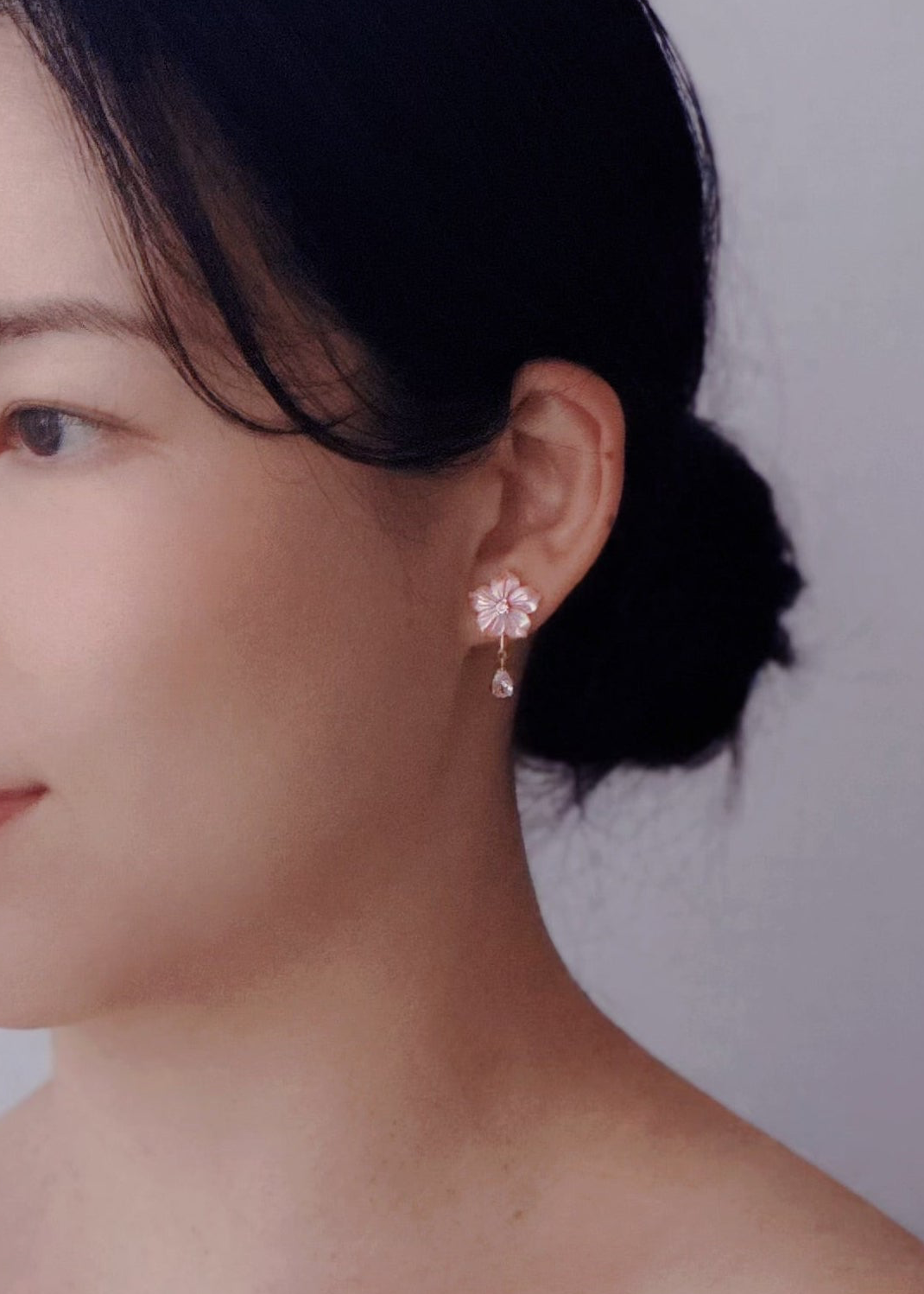The Kawazu Cherry Earrings Set