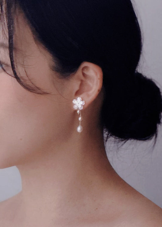 The Shiraotae Cherry Earrings