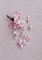 The Kawazu Cherry Earrings Set