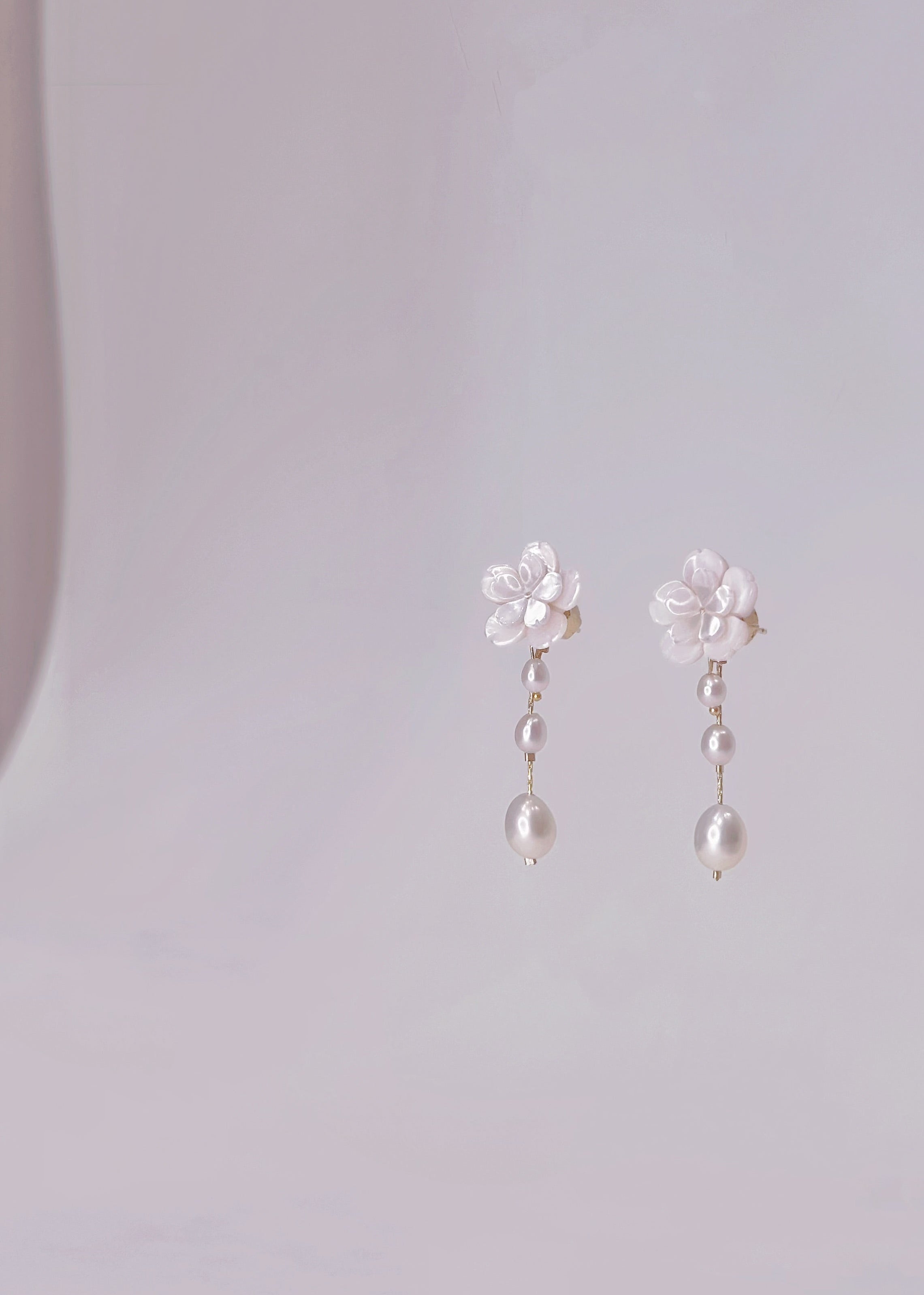 The Shiraotae Cherry Earrings